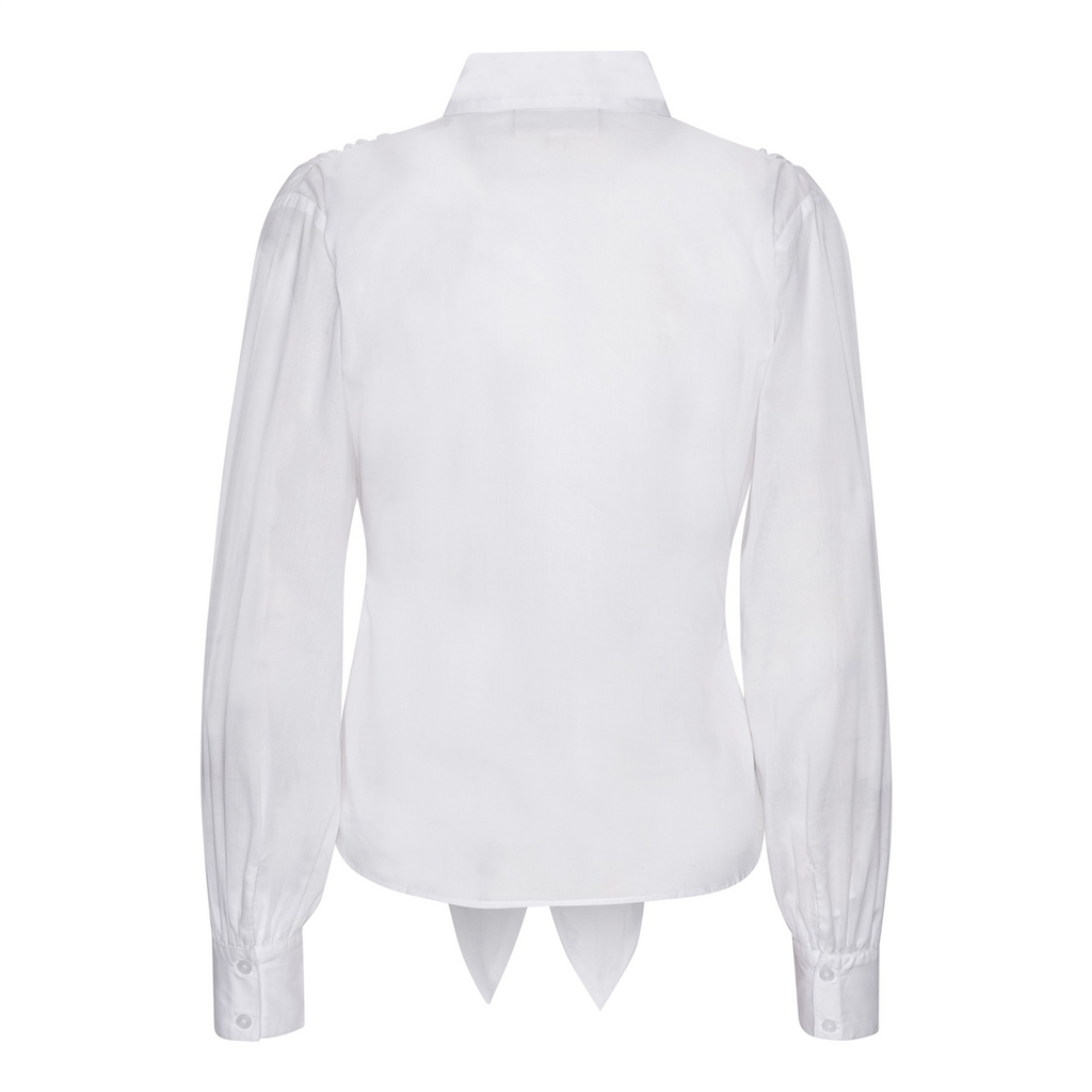 Karmamia Lee Shirt White Poplin-Topp-Karmamia-Aandahls