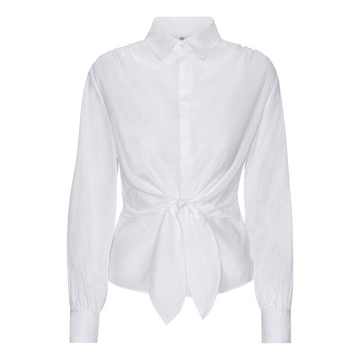 Karmamia Lee Shirt White Poplin-Topp-Karmamia-Aandahls