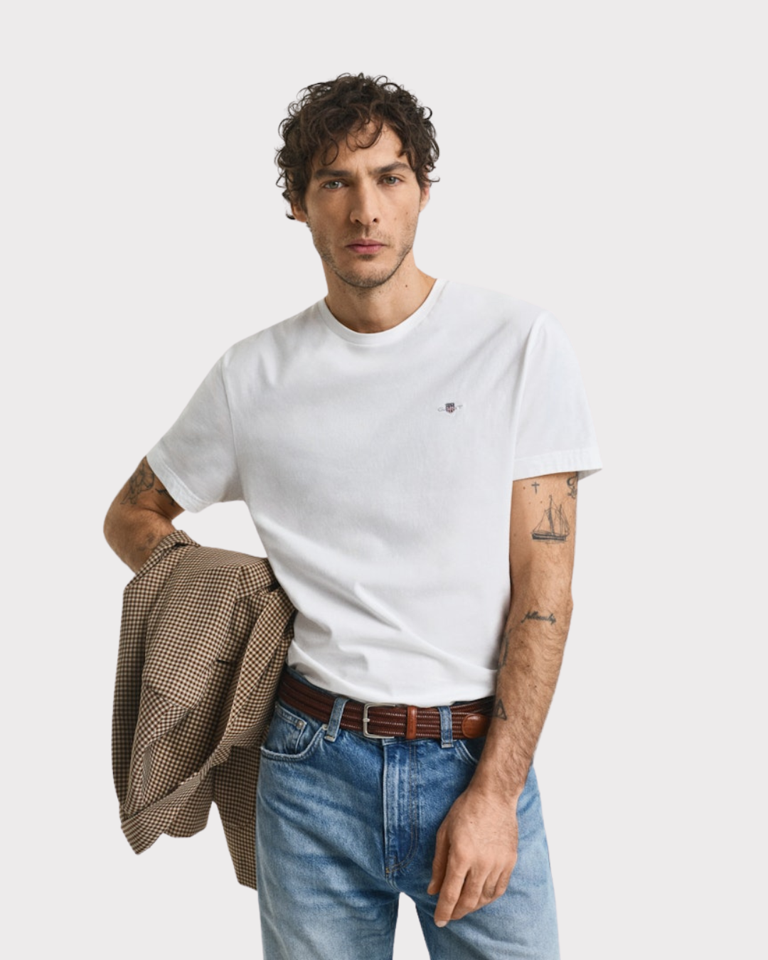 Klassisk t-skjorte i regular-fit-T-shirt-Gant-Aandahls