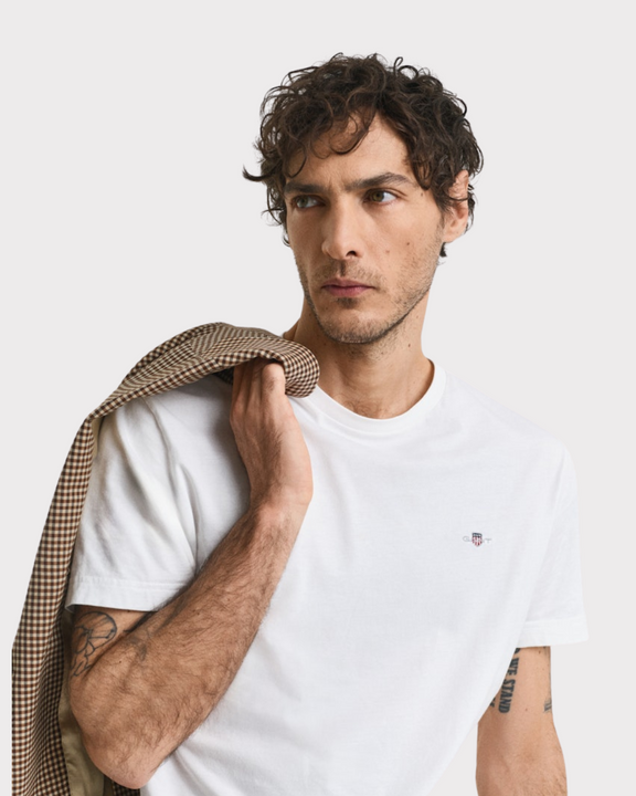 Klassisk t-skjorte i regular-fit-T-shirt-Gant-Aandahls