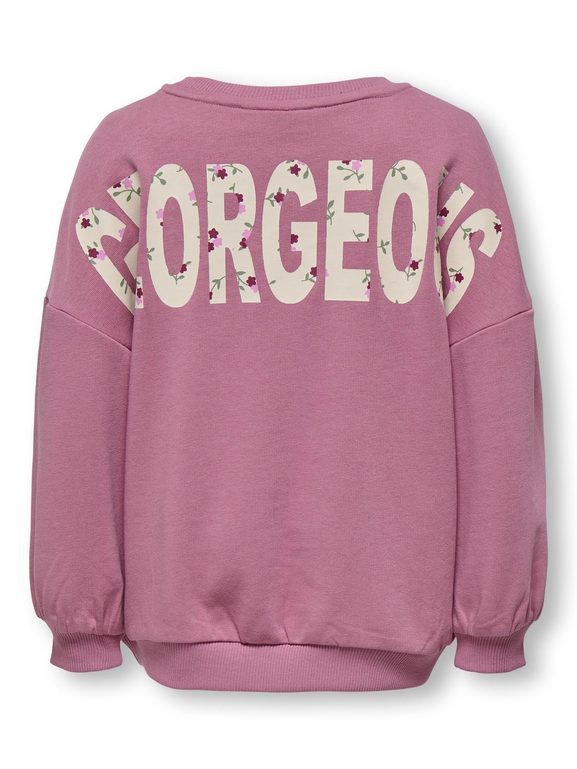 Kmggeorgia Life Ls Print Ub Swt Noos-Genser-KIDS ONLY GIRL-Aandahls