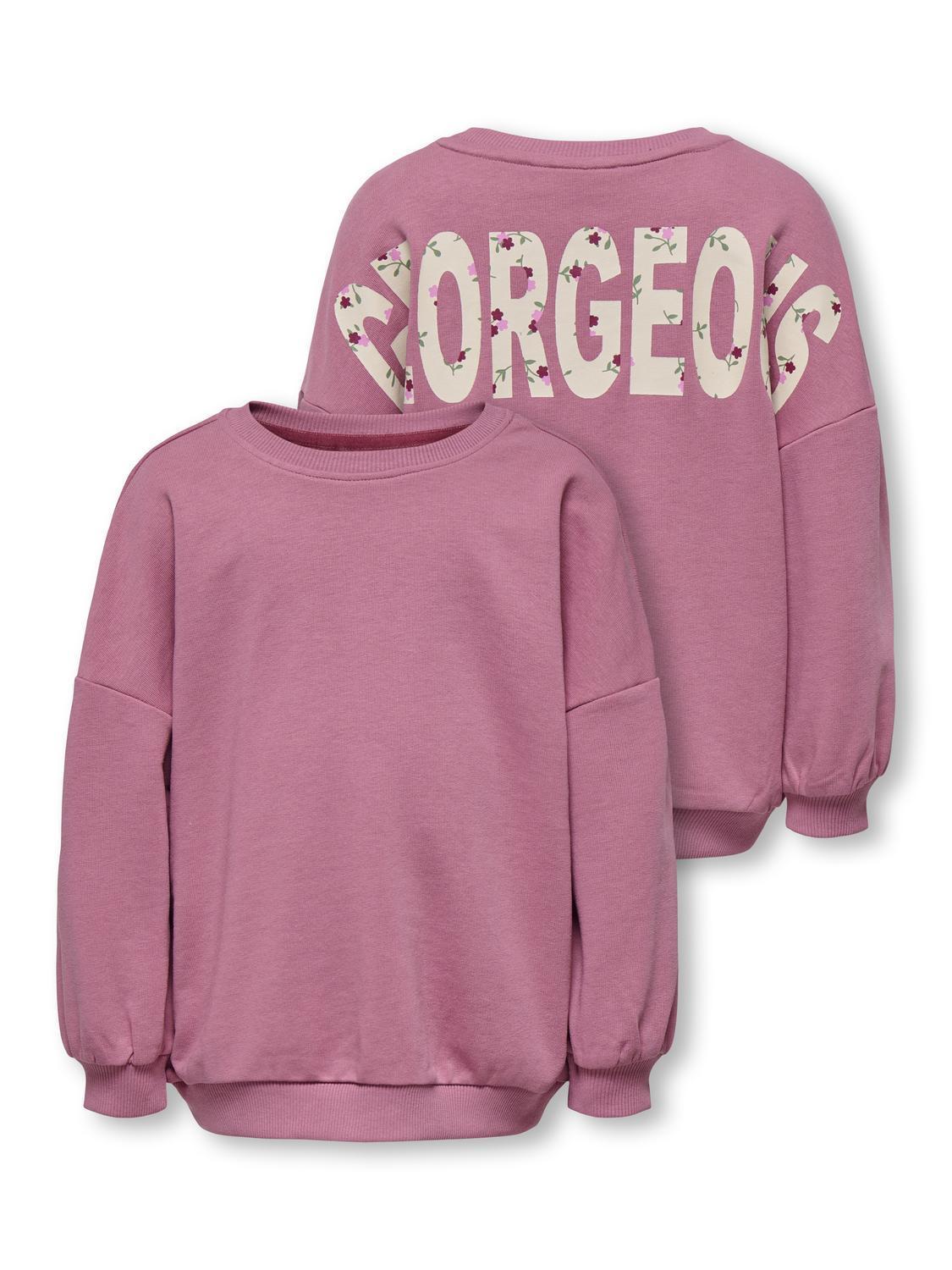 Kmggeorgia Life Ls Print Ub Swt Noos-Genser-KIDS ONLY GIRL-Aandahls