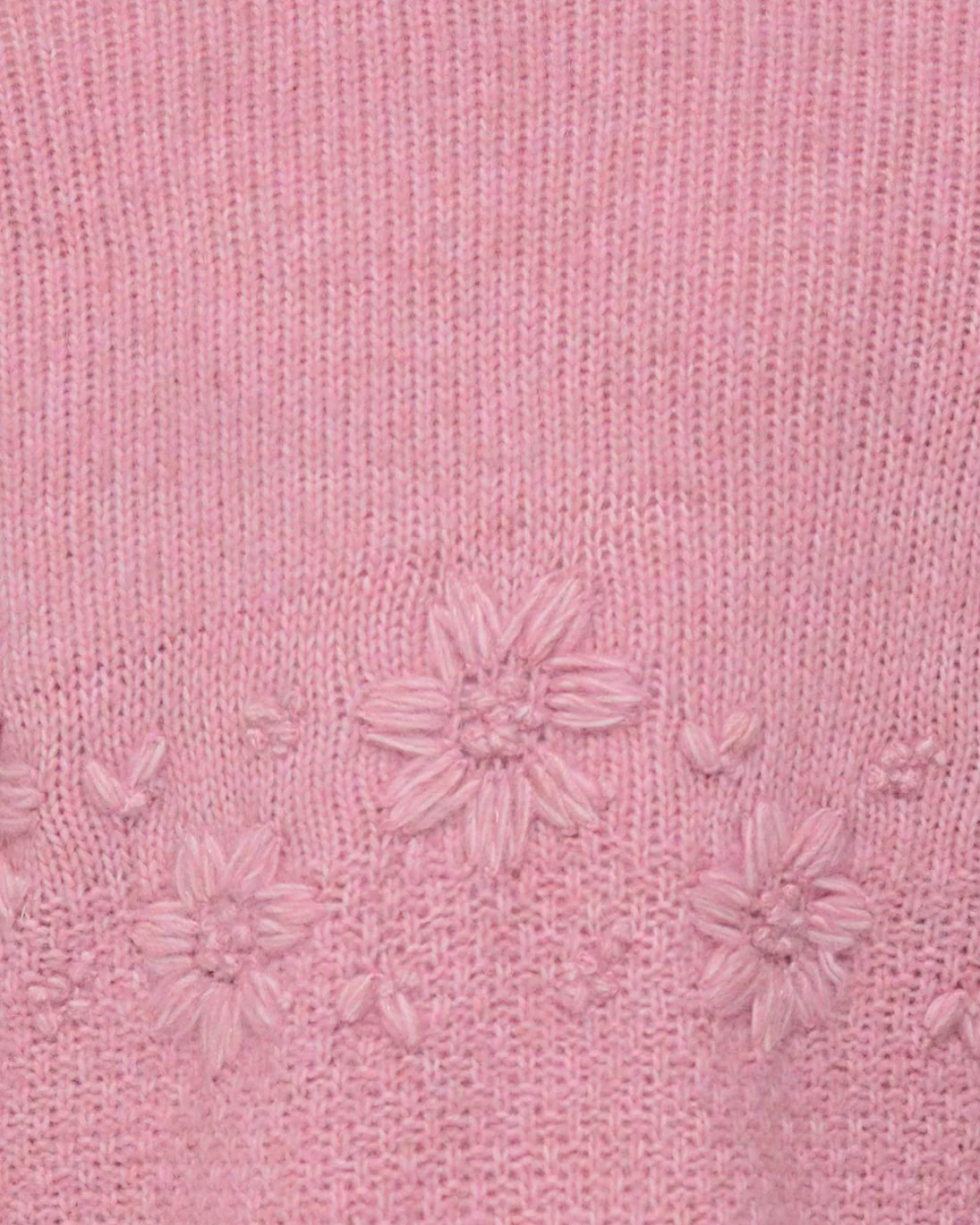 Kmgtanya Life Ls Flower Emb Knt-Genser-Kids Only-Aandahls