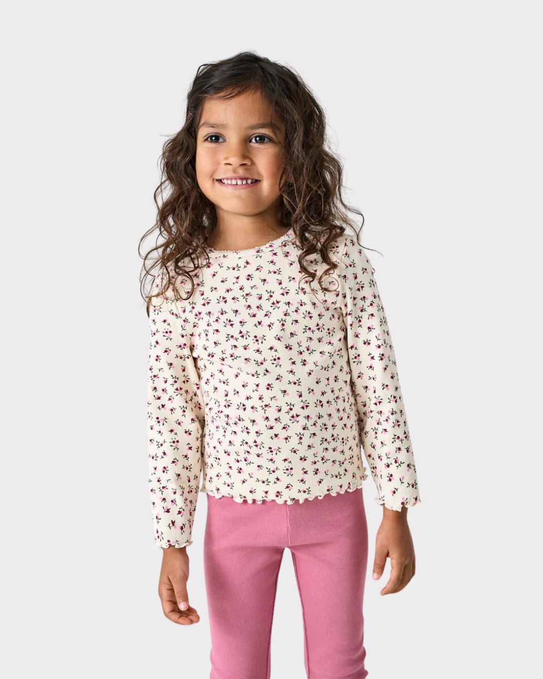 Kmgtrinny Aop Ls O-Nck Top Jrs Noos-Genser-Kids Only-Aandahls