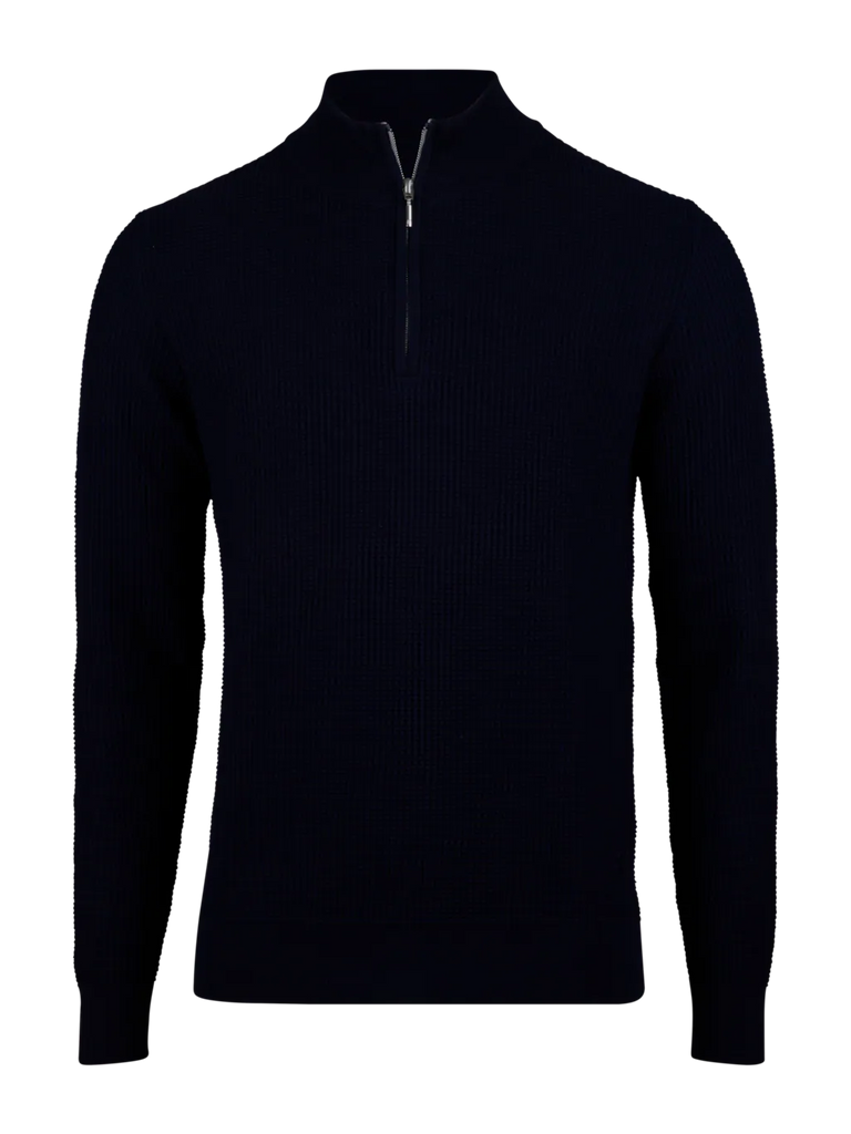 Knitted Half Zip-Sweat-Stenstrøms-Aandahls