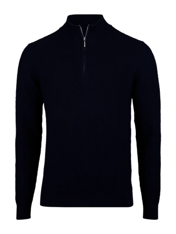 Knitted Half Zip-Sweat-Stenstrøms-Aandahls