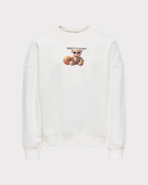 Kogbila L/s Ovz Bear O-Neck Swt Noos-Genser-Kids Only-Aandahls