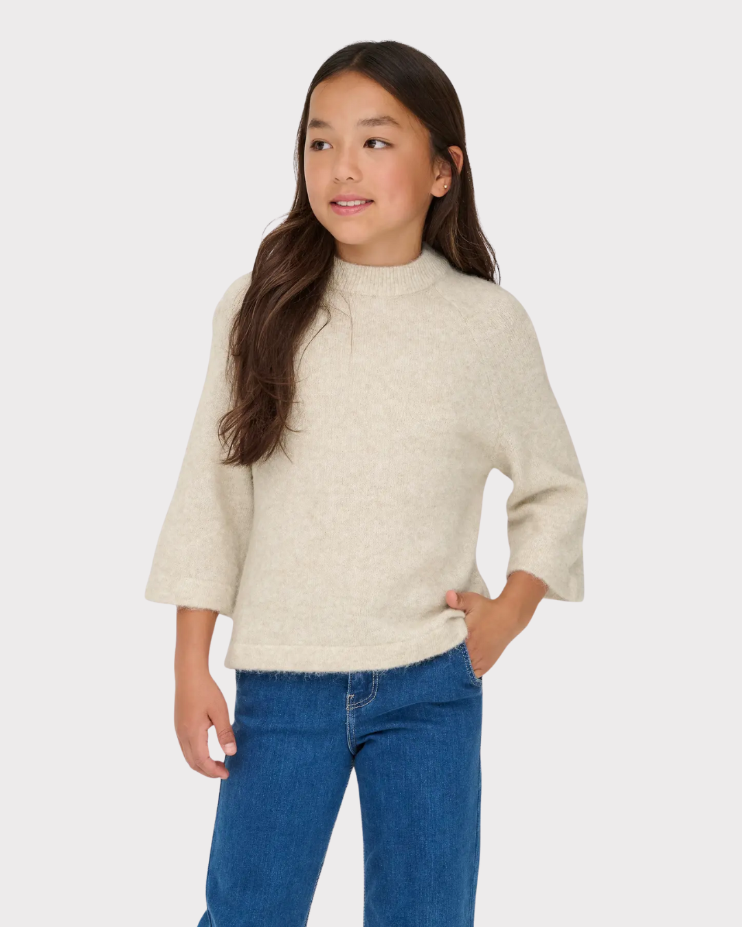 Kogedena Life 4/5 Sleeve O-Neck Knt-Genser-Kids Only-Aandahls