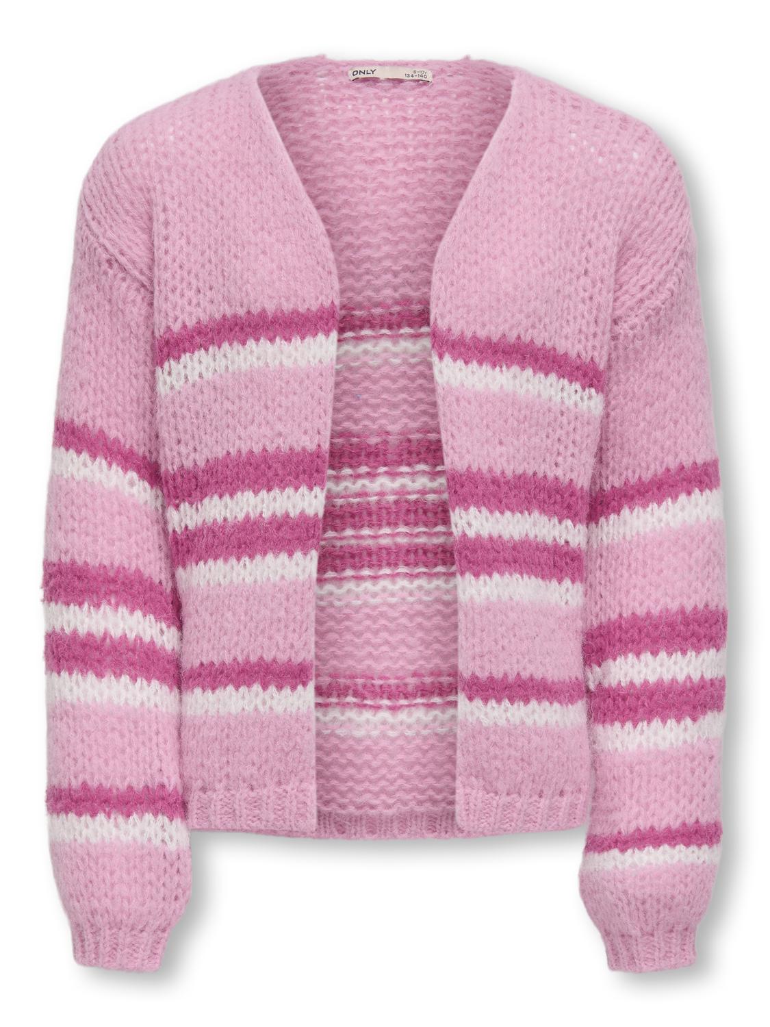 Kognordic life ls stripe cardigan-Genser-KIDS ONLY GIRL-Aandahls
