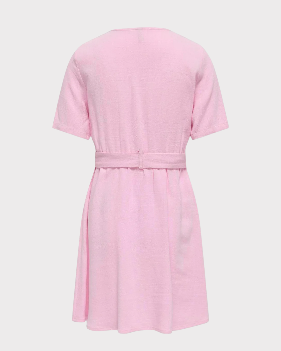 Kogsiesta S/s Linen Blend Belt Dress Pnt-Kjole-Kids Only-Aandahls