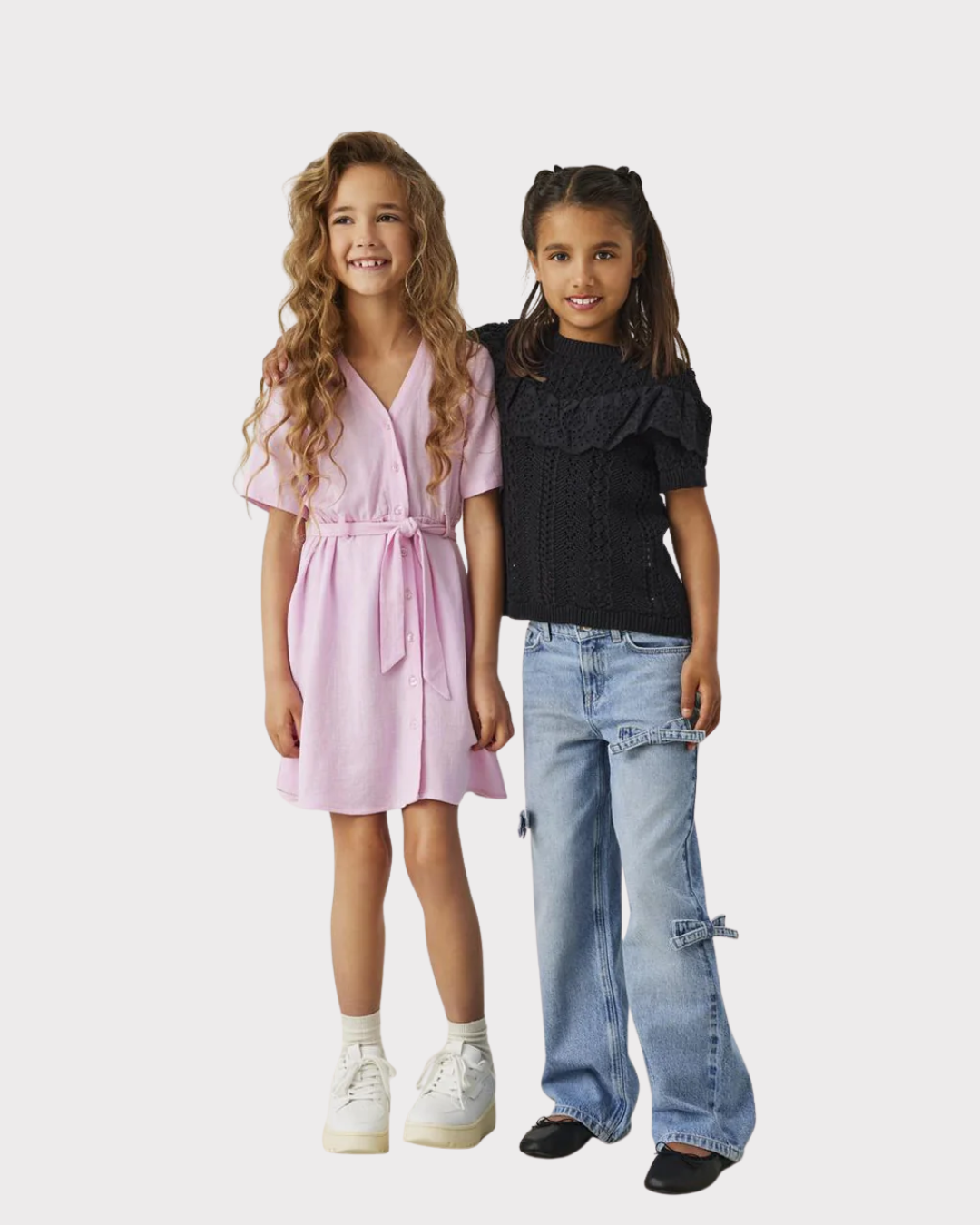 Kogsiesta S/s Linen Blend Belt Dress Pnt-Kjole-Kids Only-Aandahls