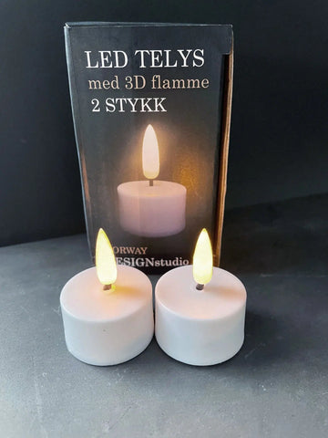 LED telys 2pk-Norwaydesign-Aandahls