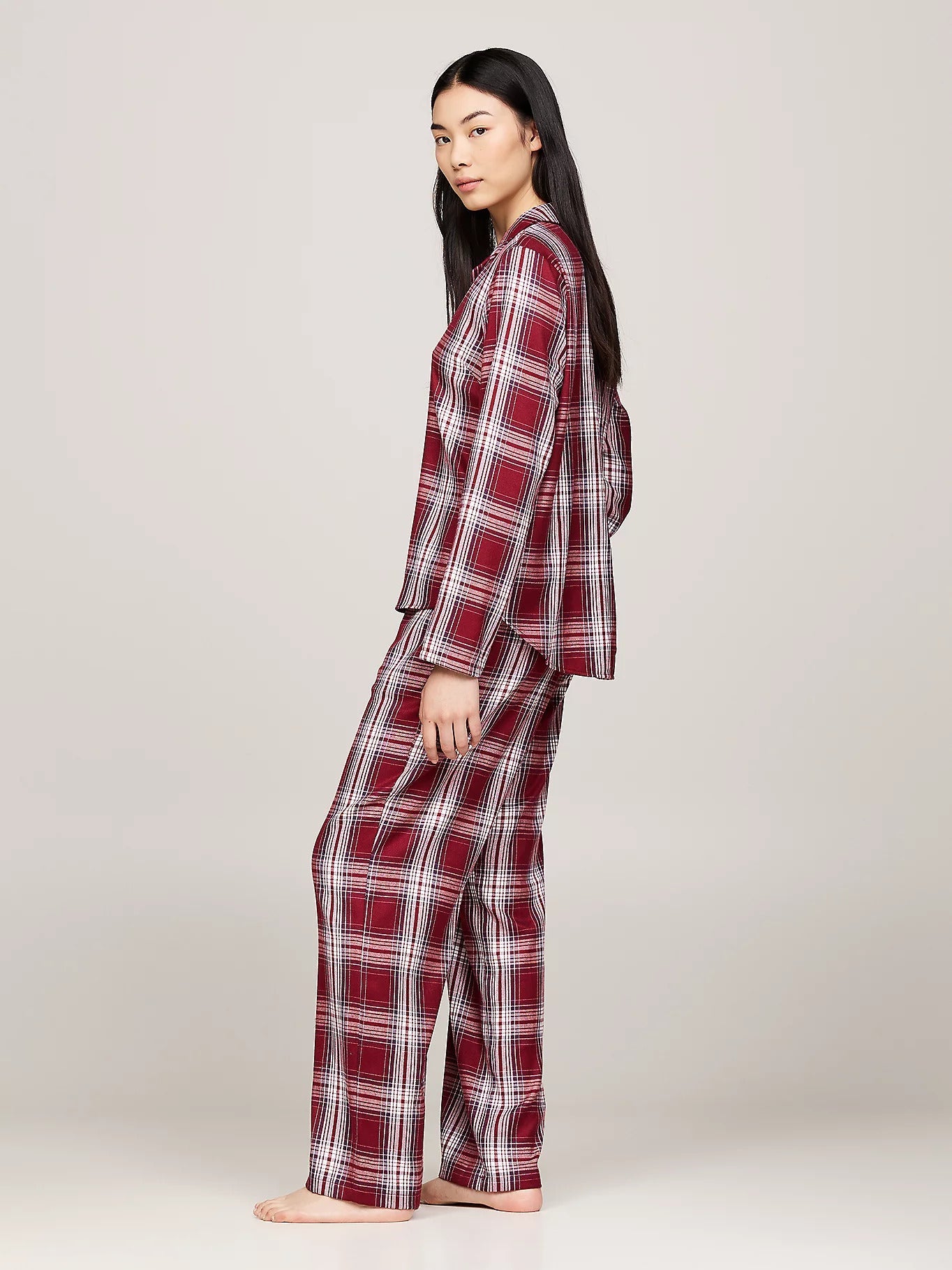 LS flnl shirt pj set-Nattøy-Tommy Hilfiger-Aandahls