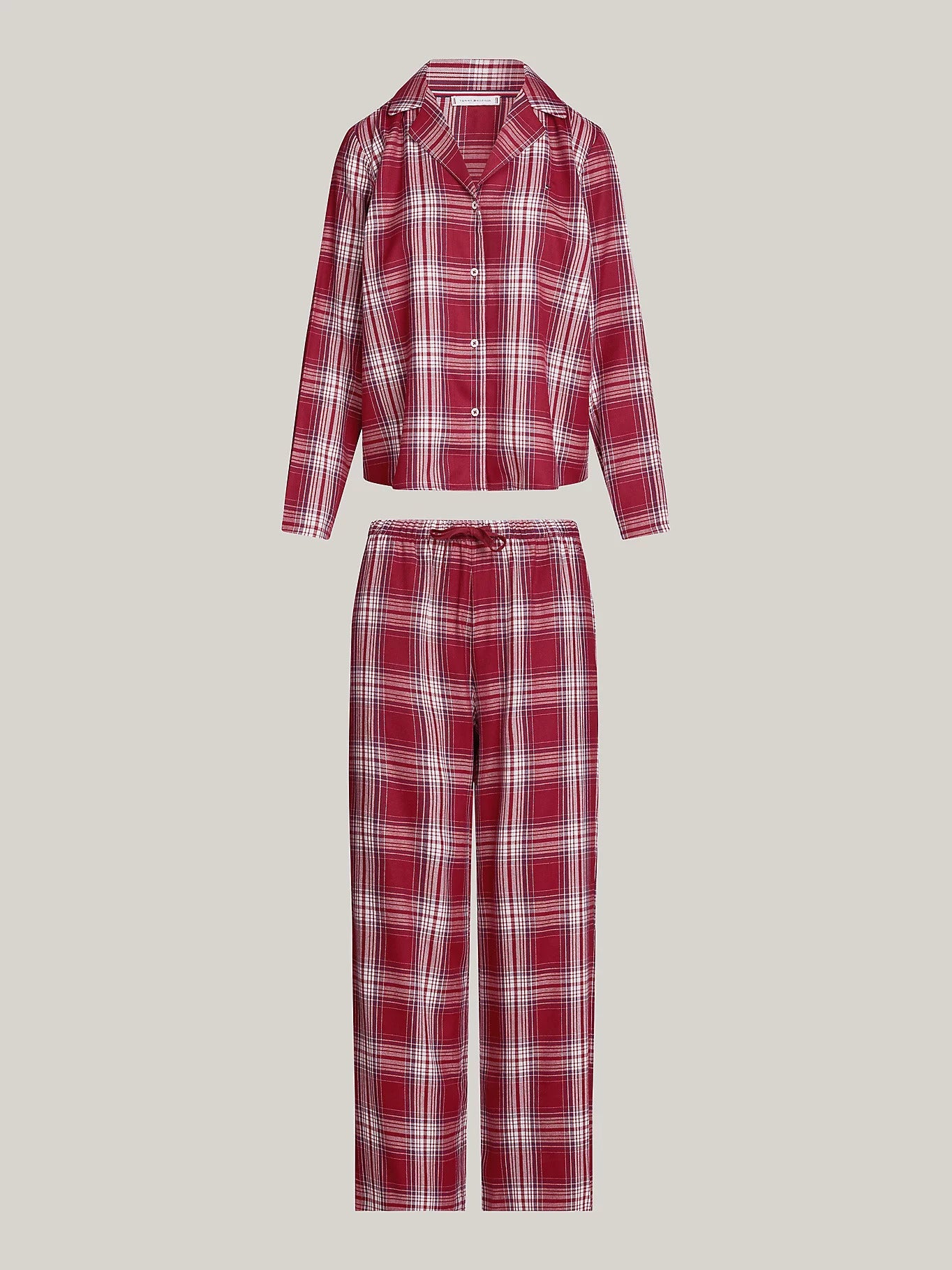 LS flnl shirt pj set-Nattøy-Tommy Hilfiger-Aandahls