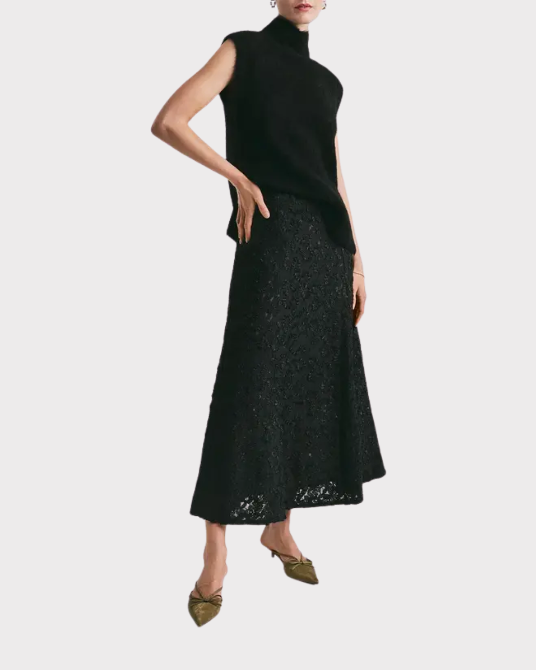 Lace Midi Skirt-Skjørt-ByTimo-Aandahls