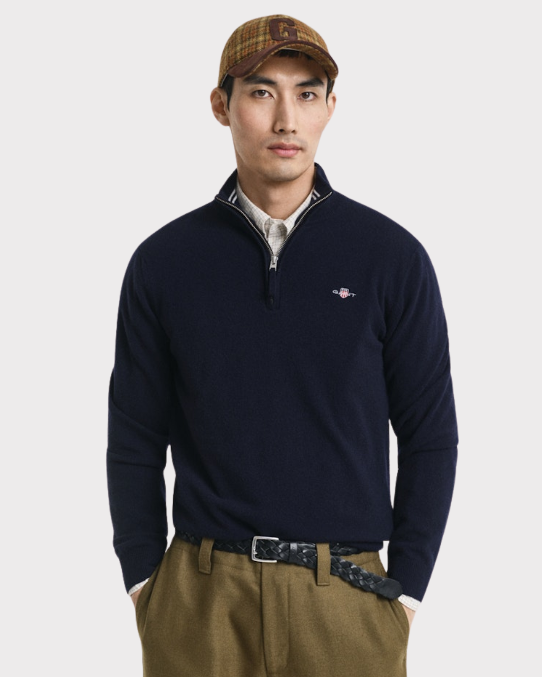 Lammeullsgenser Med Half-Zip-Genser-Gant-Aandahls