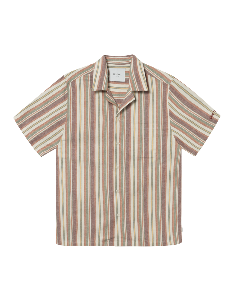 Lawson Stripe SS Shirt-Skjorte-Les Deux-Aandahls