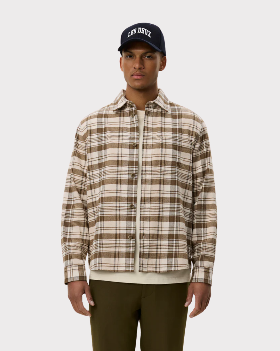 Lennon Check Overshirt-Overdel-Les Deux-Aandahls