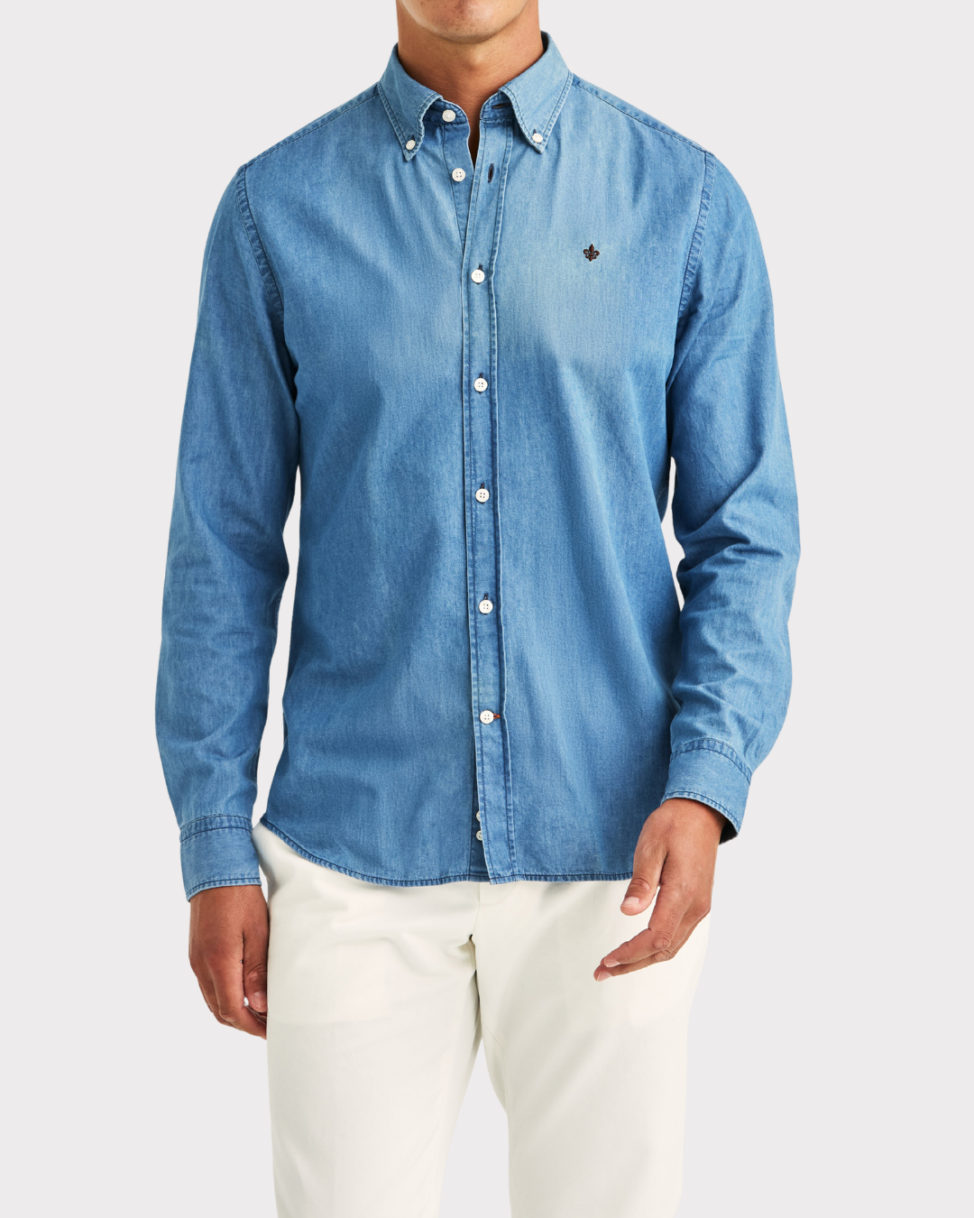 Light Denim Shirt - Slim Fit-Skjorte-Morris-Aandahls