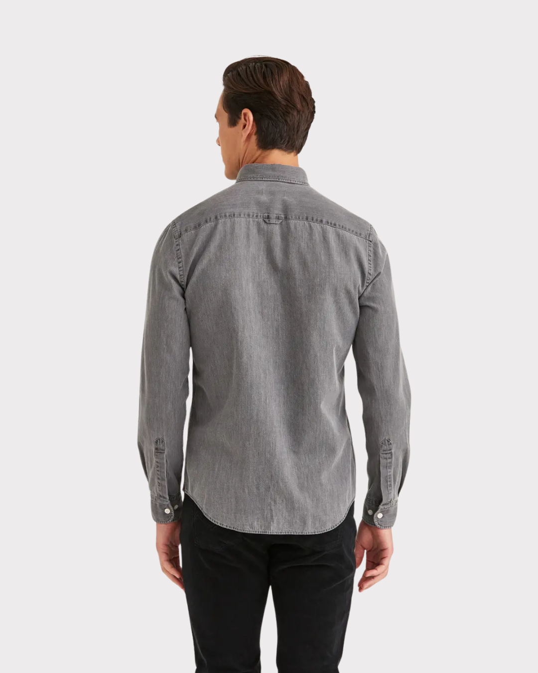Light denim shirt-classic fit-Skjorte-Morris-Aandahls