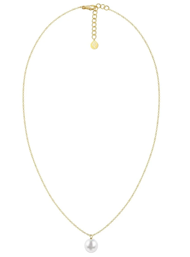 Lilian necklace L gold-Smykke-Edblad-Aandahls