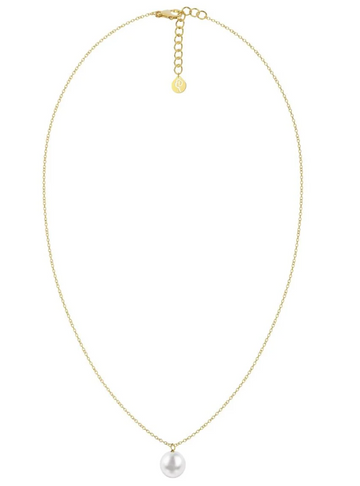 Lilian necklace L gold-Smykke-Edblad-Aandahls