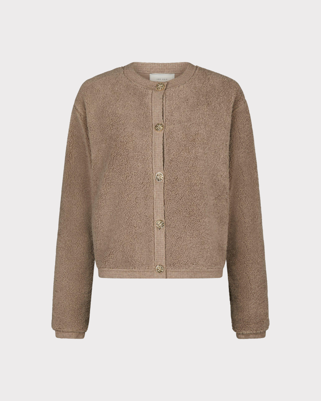 Limo Fluffy Knit-CARDIGAN-Neo Noir-Aandahls