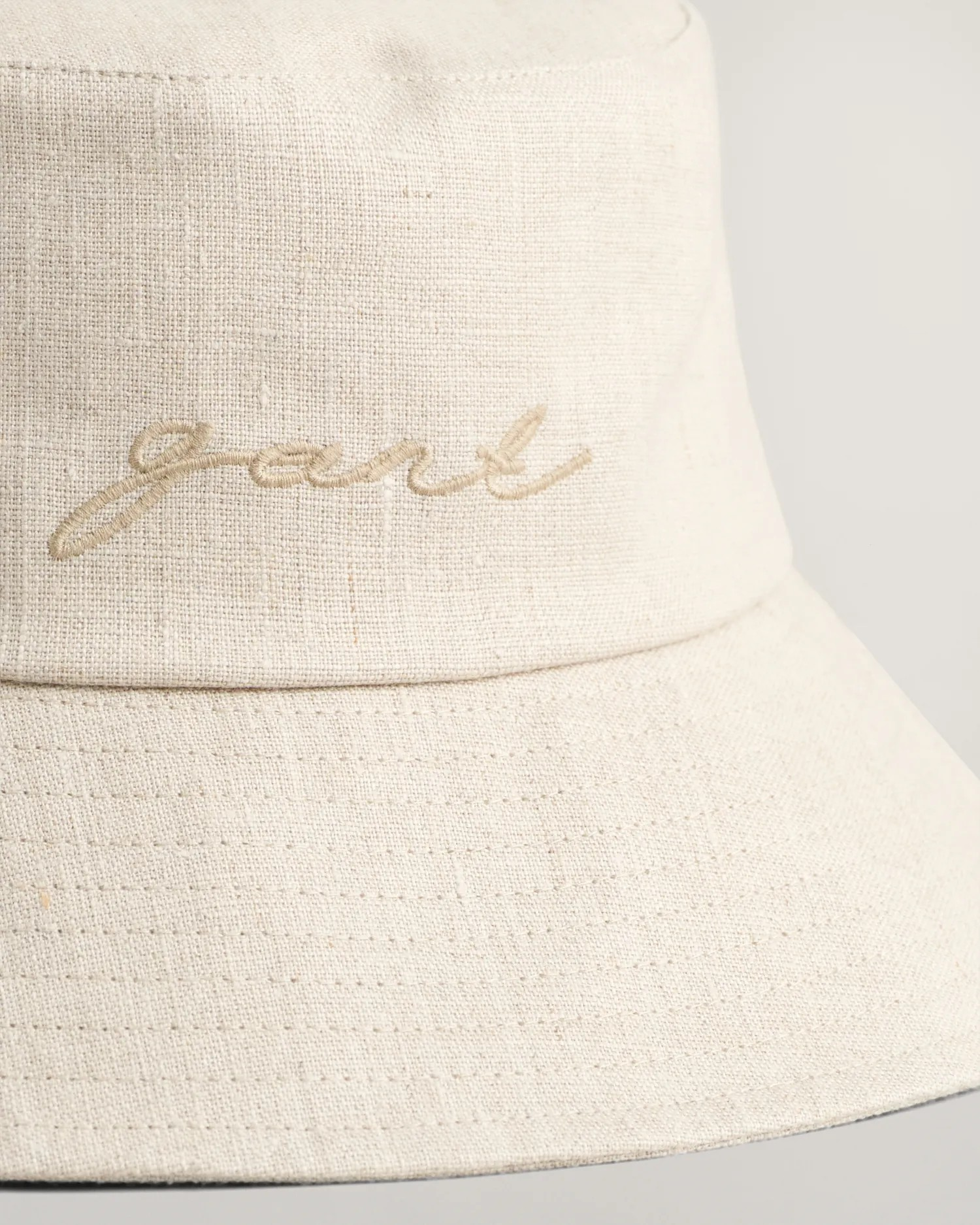 Linen Bucket Hat-Accessories-Gant-Aandahls