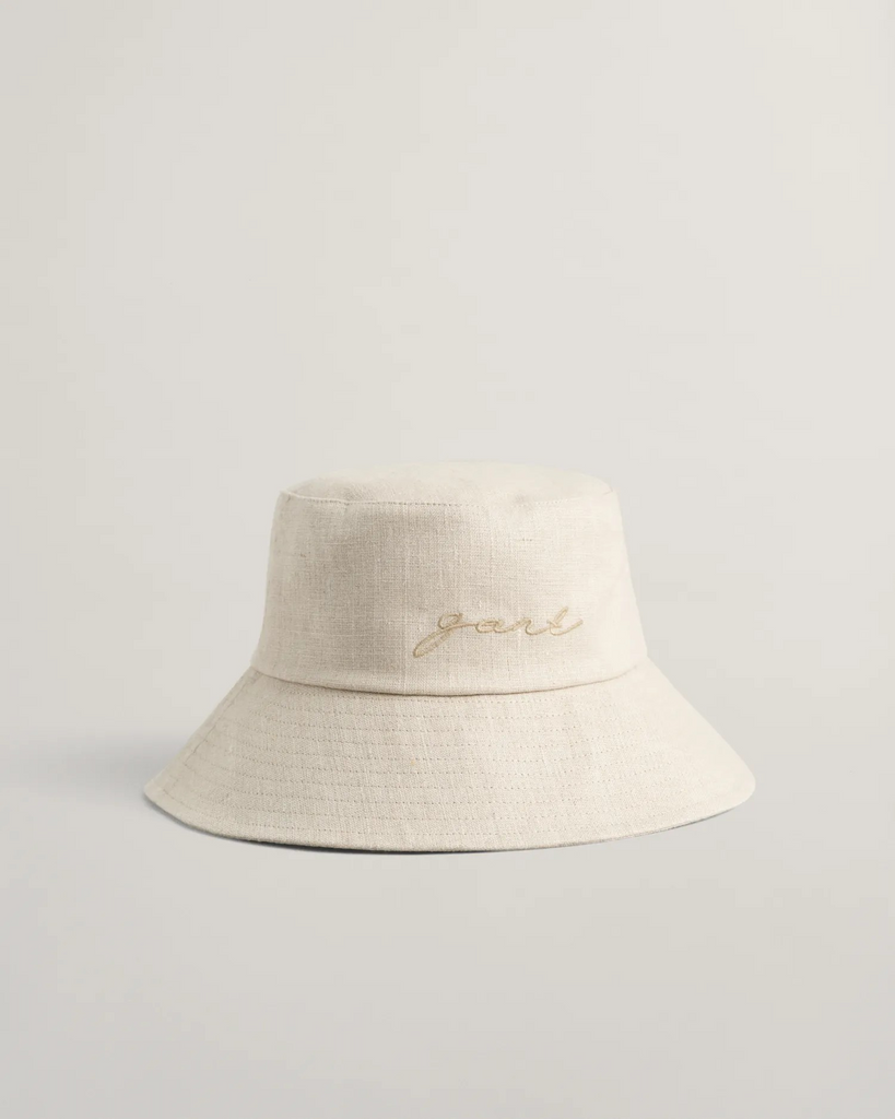 Linen Bucket Hat-Accessories-Gant-Aandahls