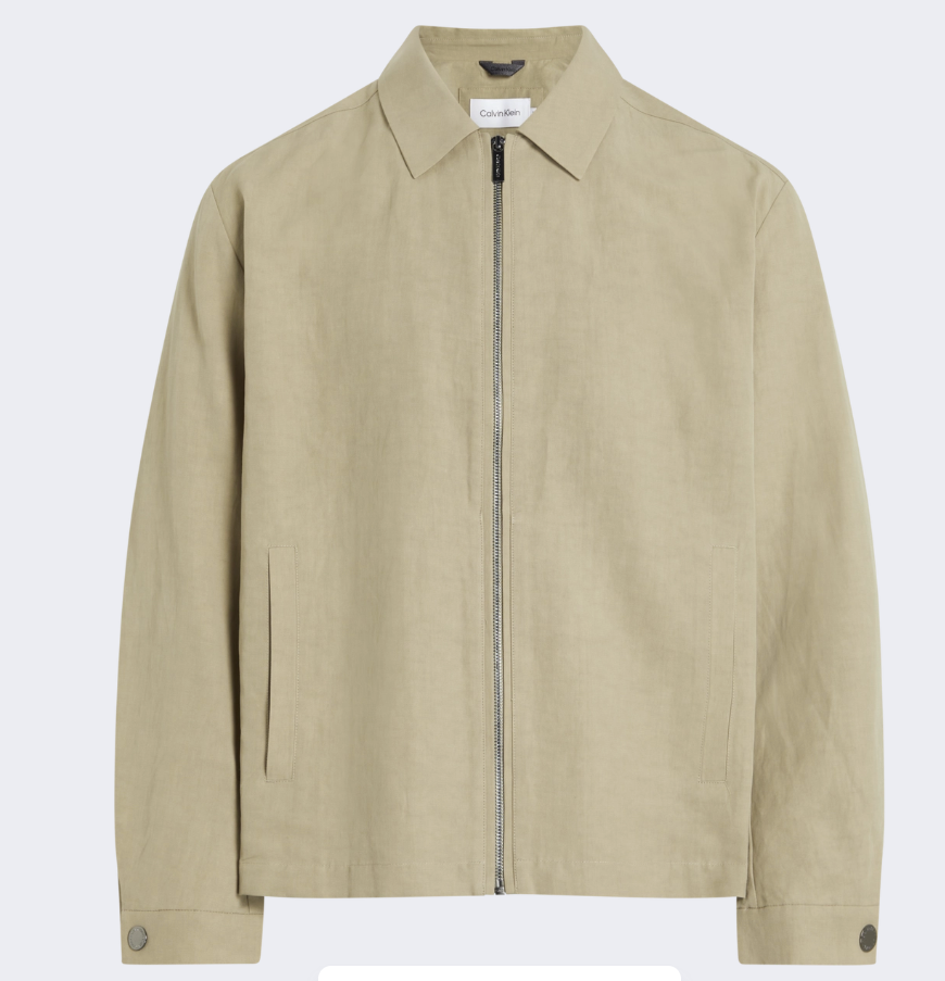 Linen Lyocell Cotton Jacket-Ytterjakker-Calvin Klein-Aandahls