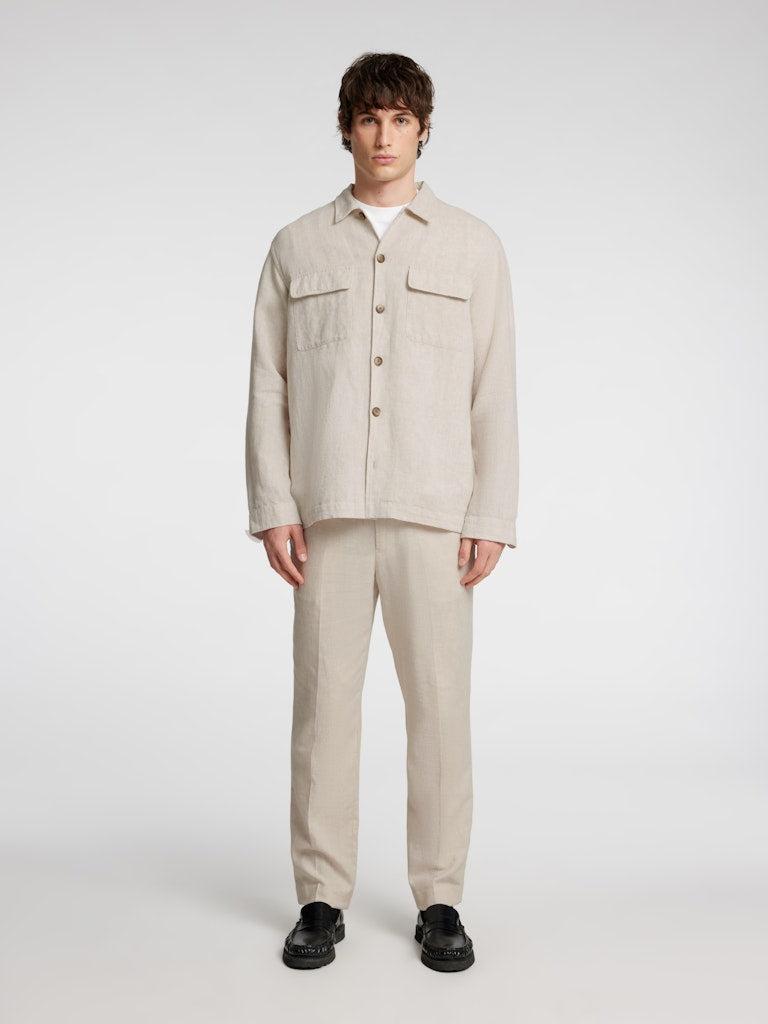 Linen Overshirt noos-Skjorter-Selected Homme-Aandahls