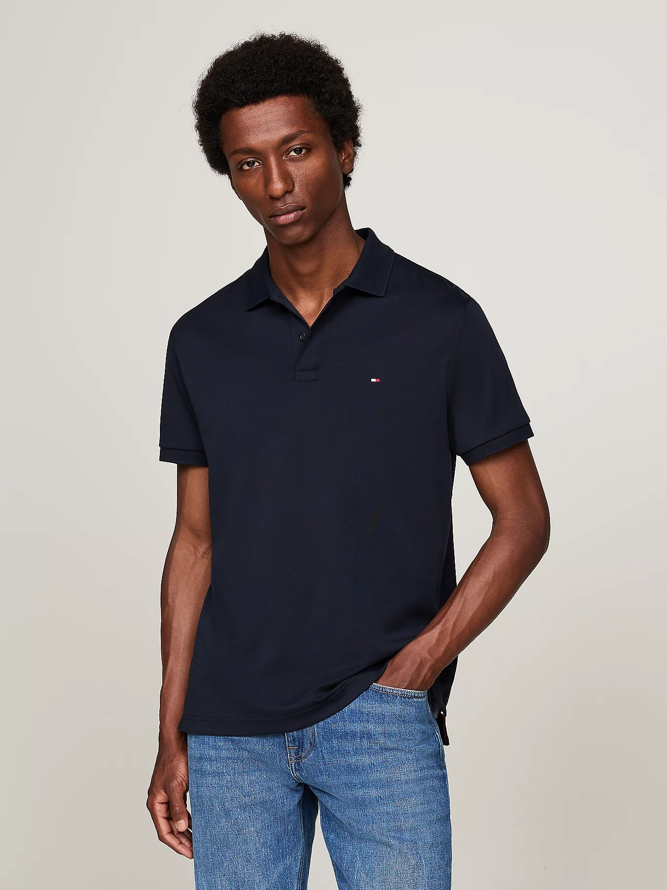 Liquid Cotton Essential Reg Polo-T-shirt-Tommy Hilfiger-Aandahls