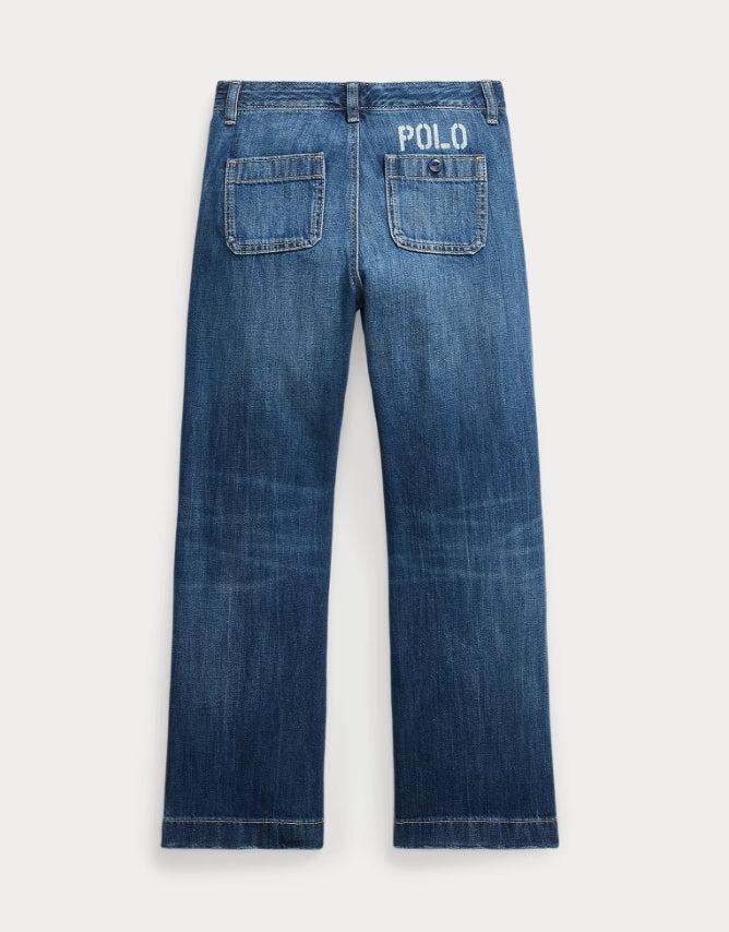 Logo wide-leg jean-Jeans-Polo Ralph Lauren-Aandahls