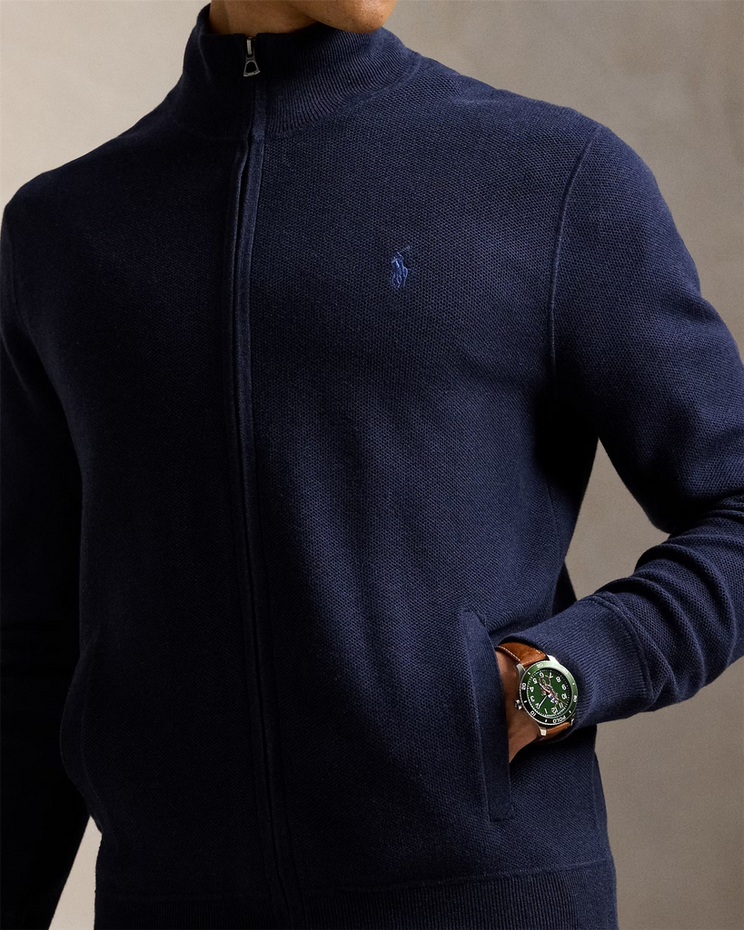 Ls txt fz pp-long sleeve-full zip-Genser-Polo Ralph Lauren-Aandahls