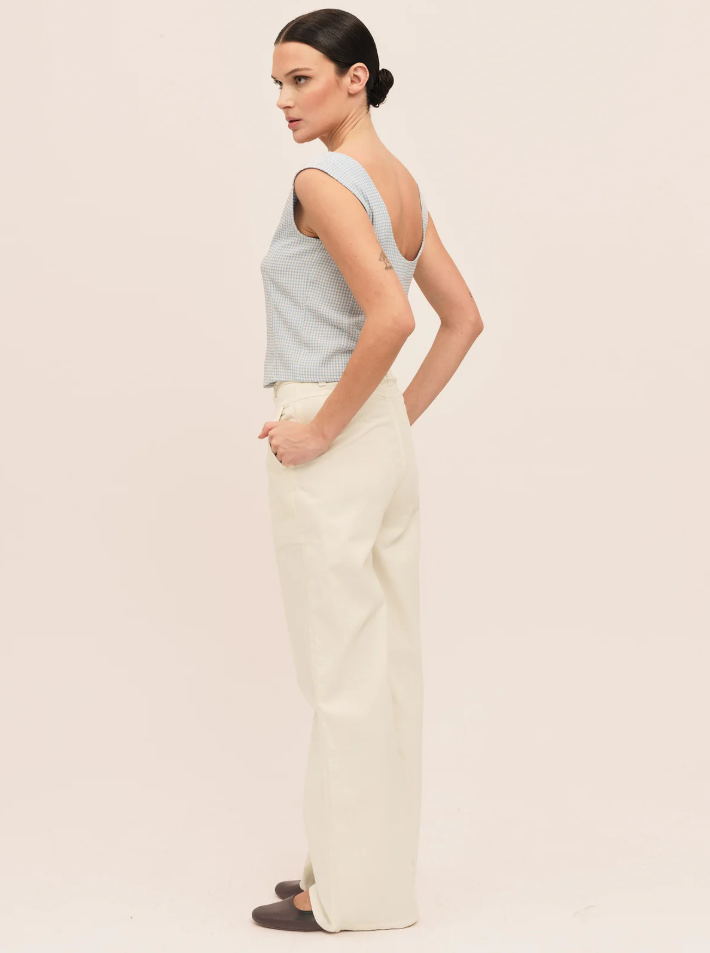 MARI BUTTON TANK TOP-Topper-OnceUntold-Aandahls