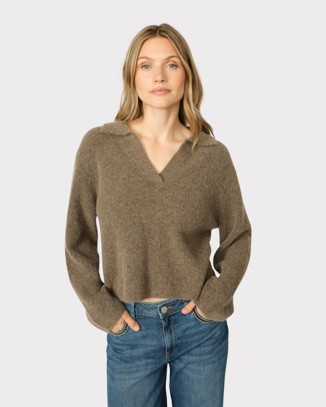 MMThora Aidy Polo Knit-Genser-Mos Mosh-Aandahls