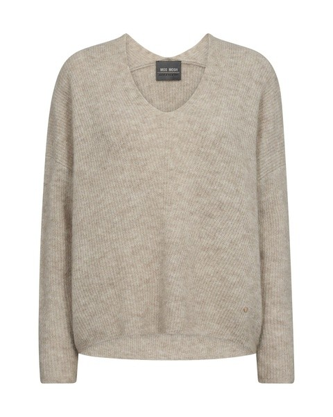 MMThora v-neck knit-Genser-Mos Mosh-Aandahls