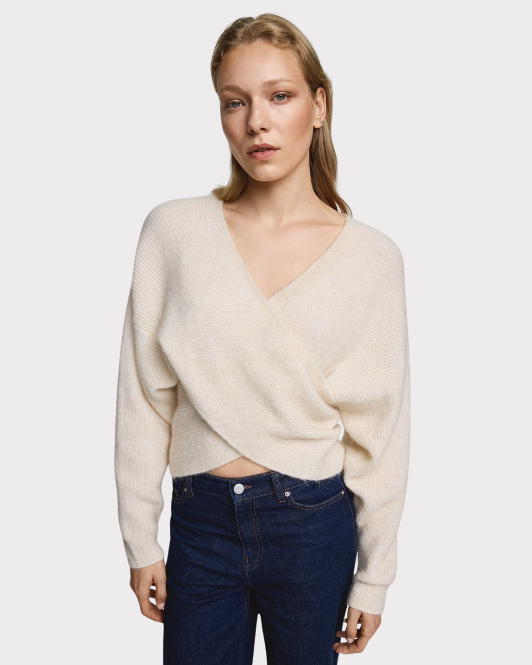 MSCHZinelle Hope Wrap Pullover-Strikk-MSCH Copenhagen-Aandahls