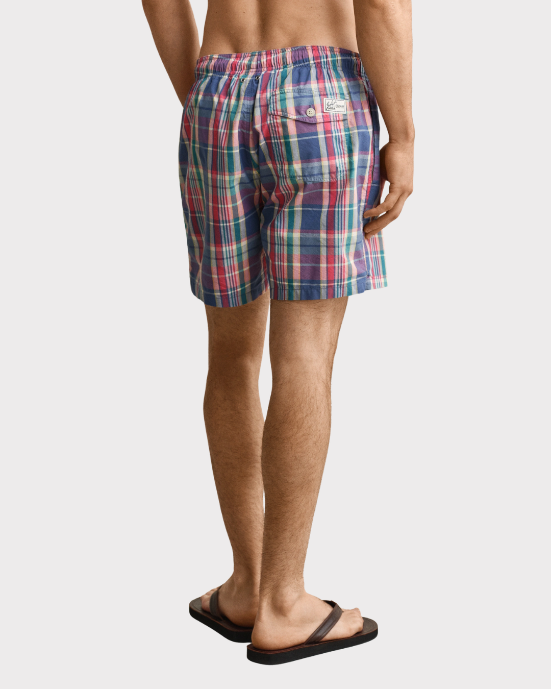 Madras Check Swim Shorts-Badetøy-Gant-Aandahls