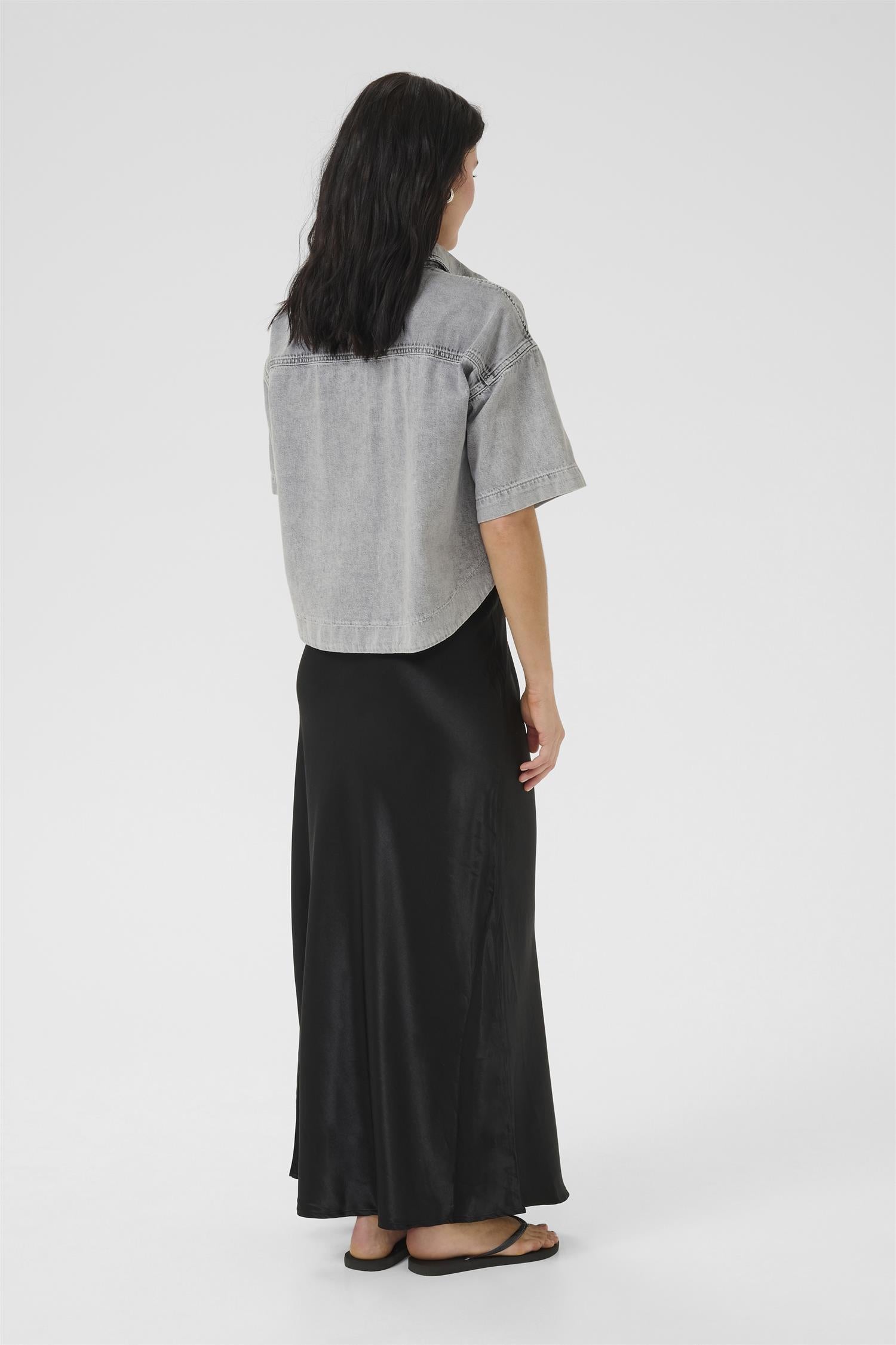MaloMW143 Boxy Short Shirt-Skjorte-My Essential Wardrobe-Aandahls