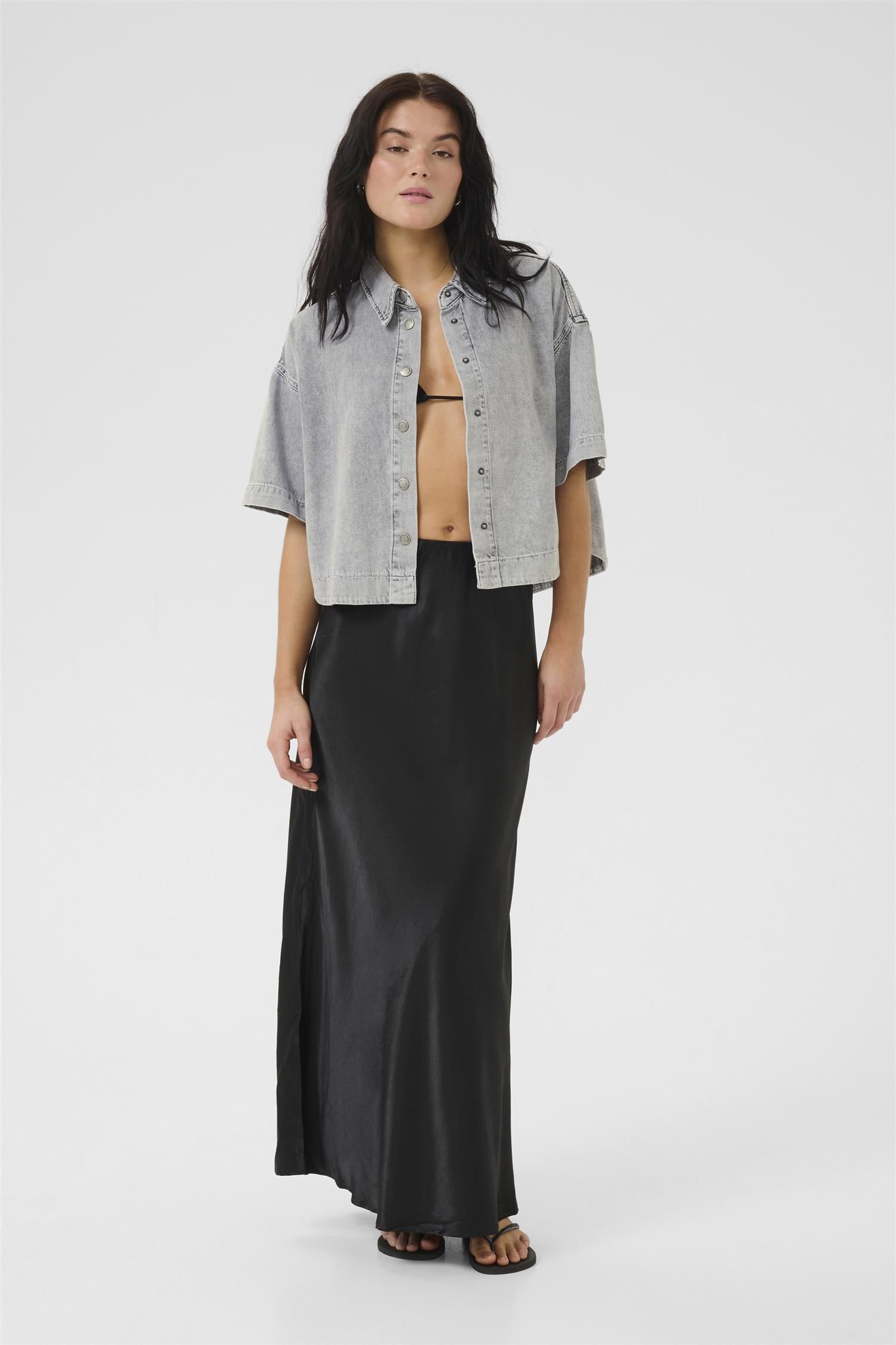 MaloMW143 Boxy Short Shirt-Skjorte-My Essential Wardrobe-Aandahls