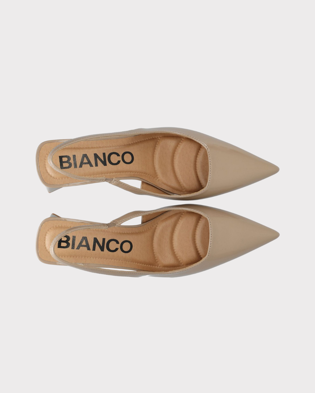 Maralyn Slingback Patent-Sko-Bianco-Aandahls