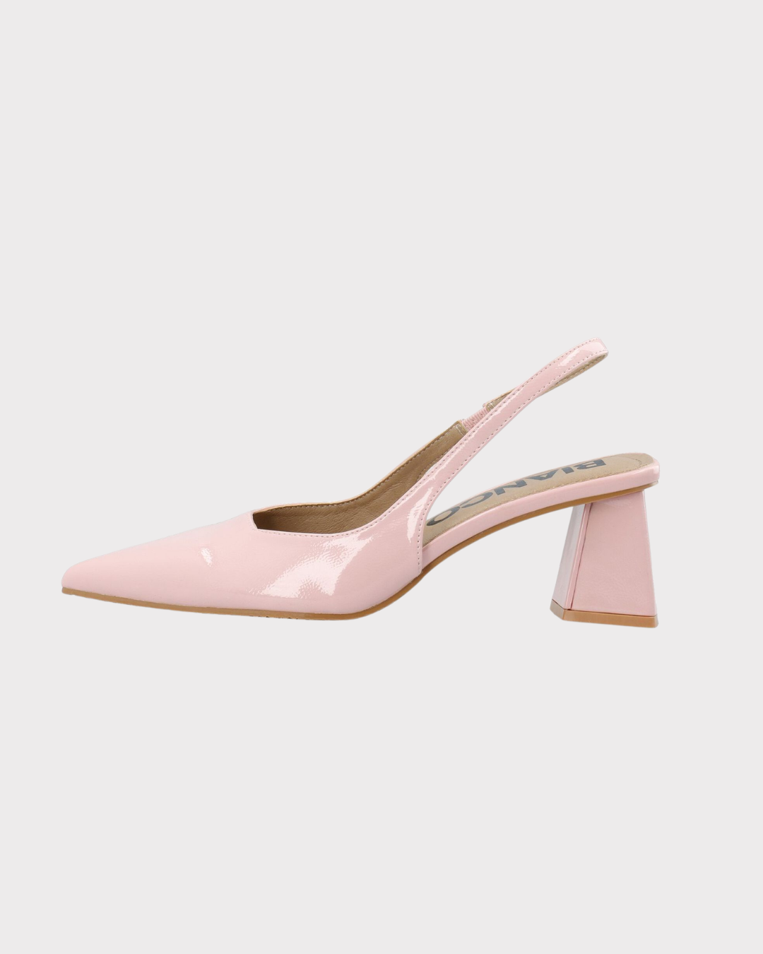 Maralyn Slingback Patent-Sko-Bianco-Aandahls