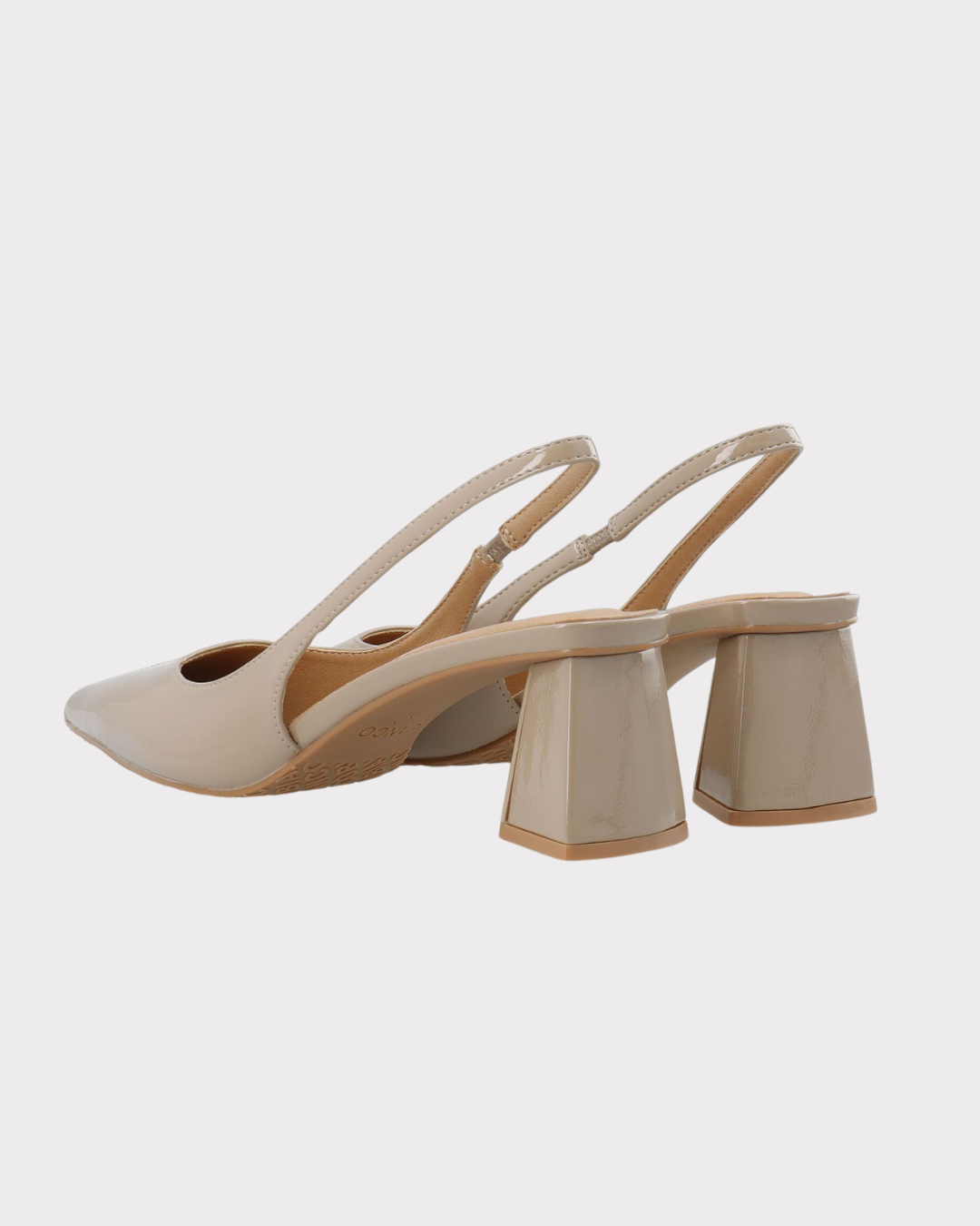 Maralyn Slingback Patent-Sko-Bianco-Aandahls