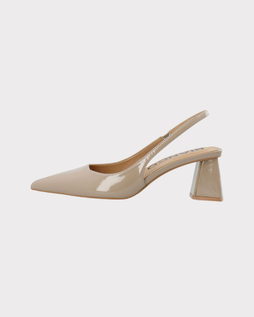 Maralyn Slingback Patent-Sko-Bianco-Aandahls