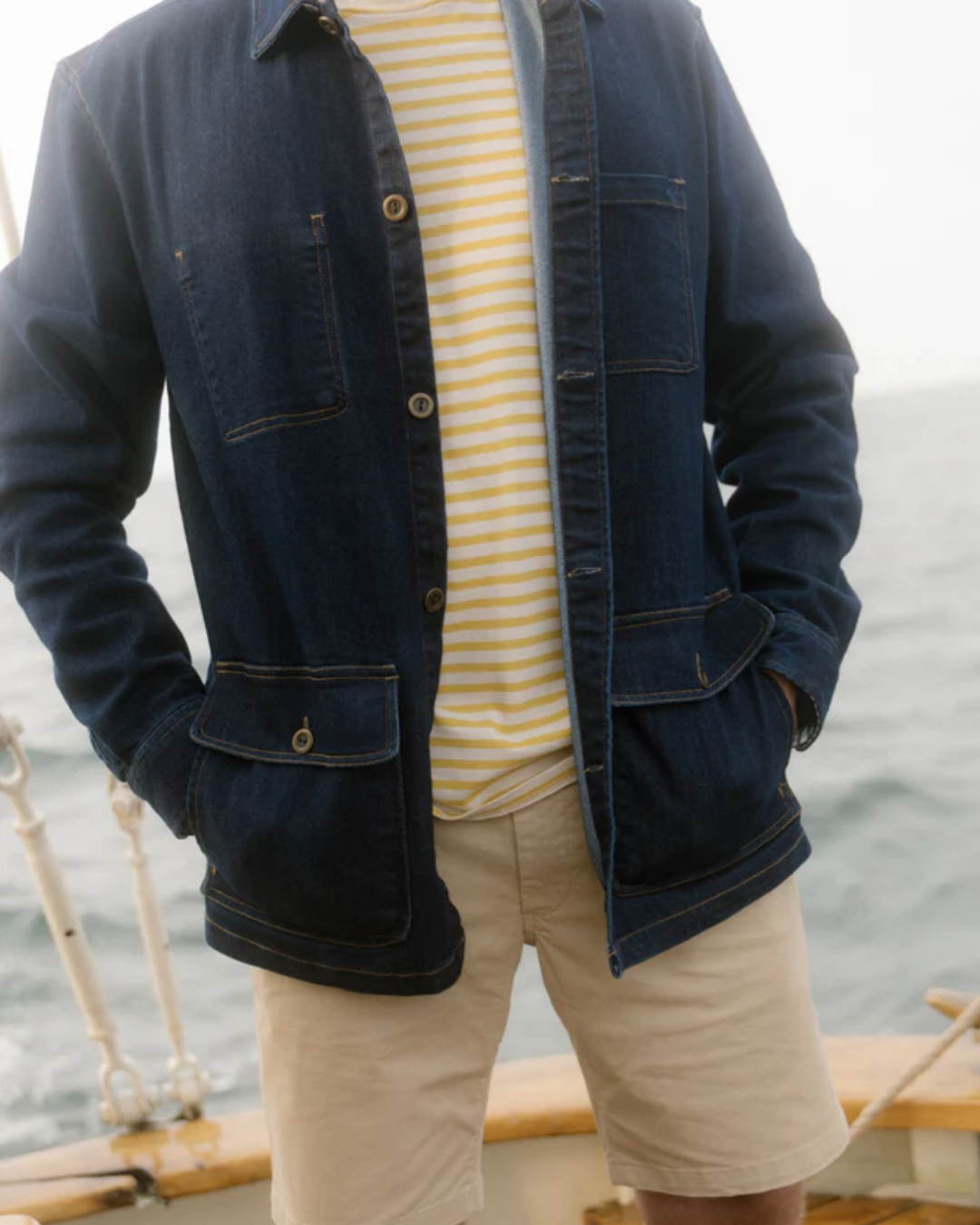 Marine Denim Jacket-Ytterjakker-Lakor-Aandahls