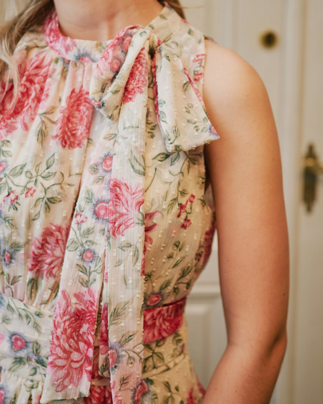 Marli Big Flower Dress-Kjole-Neo Noir-Aandahls