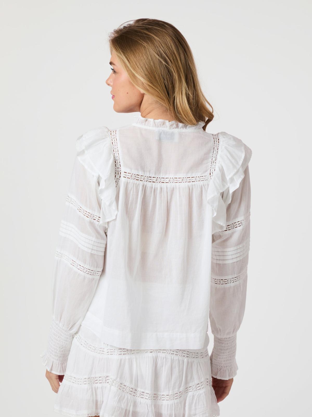 Mauri Voile Blouse-Overdel-Neo Noir-Aandahls