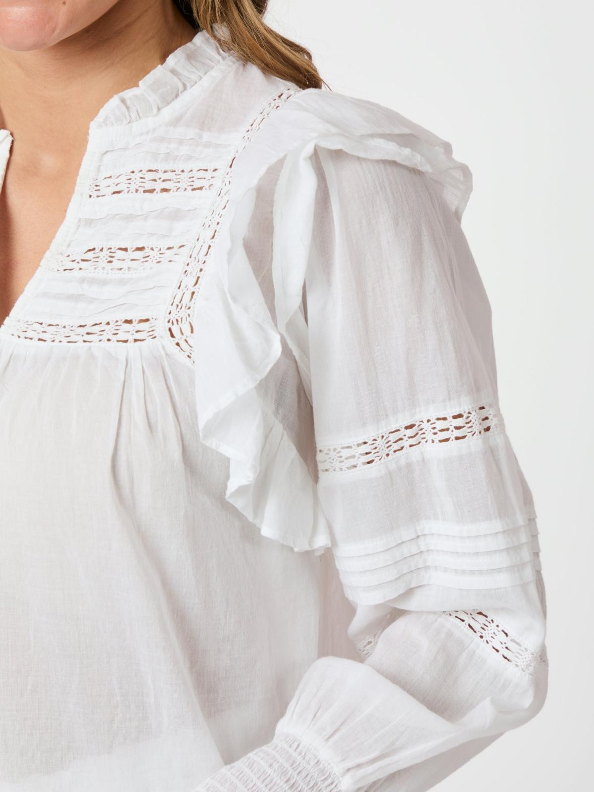 Mauri Voile Blouse-Overdel-Neo Noir-Aandahls