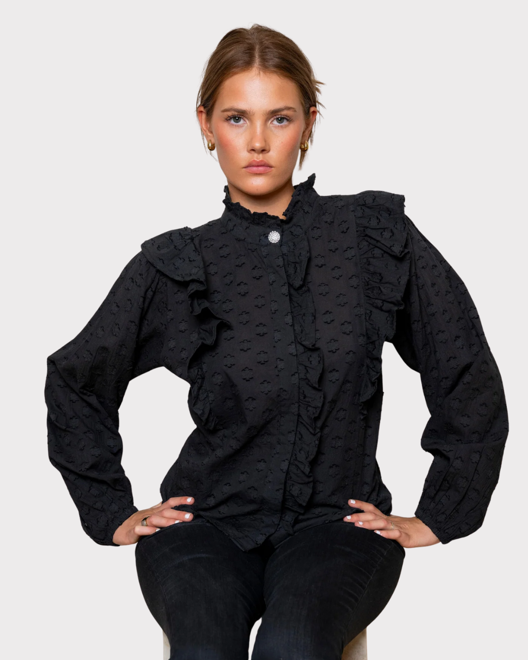 Maya blouse-Overdel-MISSMAYA-Aandahls
